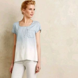 Holding Horses Ombre Chambray Tee